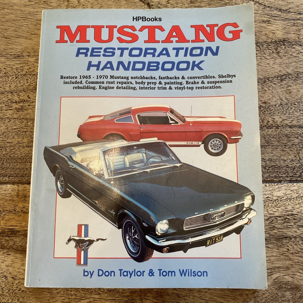 HPBooks Ford Mustang 1965-1970 Restoration Handbook Manual Vintage